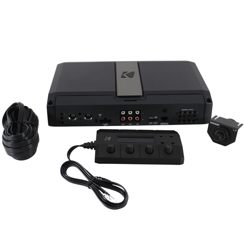 700W 1-Ohm Class D 7-Channel Amplifier w/LX Precision Controller & Smart Bass