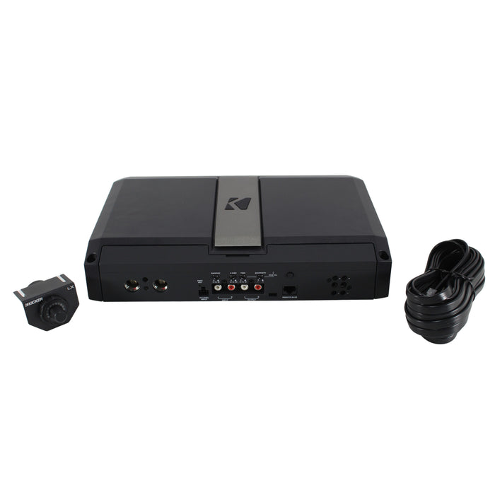 3000w 1-Ohm Mono Class-D Subwoofer Amplifier w/Smart Bass & RGB LED Center Panel