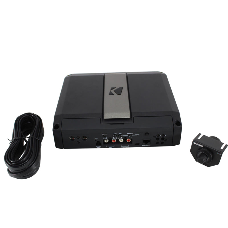 850W 1-Ohm Mono Class D Subwoofer Amplifier w/Smart Bass & LED RGB Center Panel