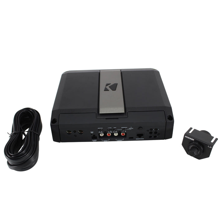 850W 1-Ohm Mono Class D Subwoofer Amplifier w/Smart Bass & LED RGB Center Panel