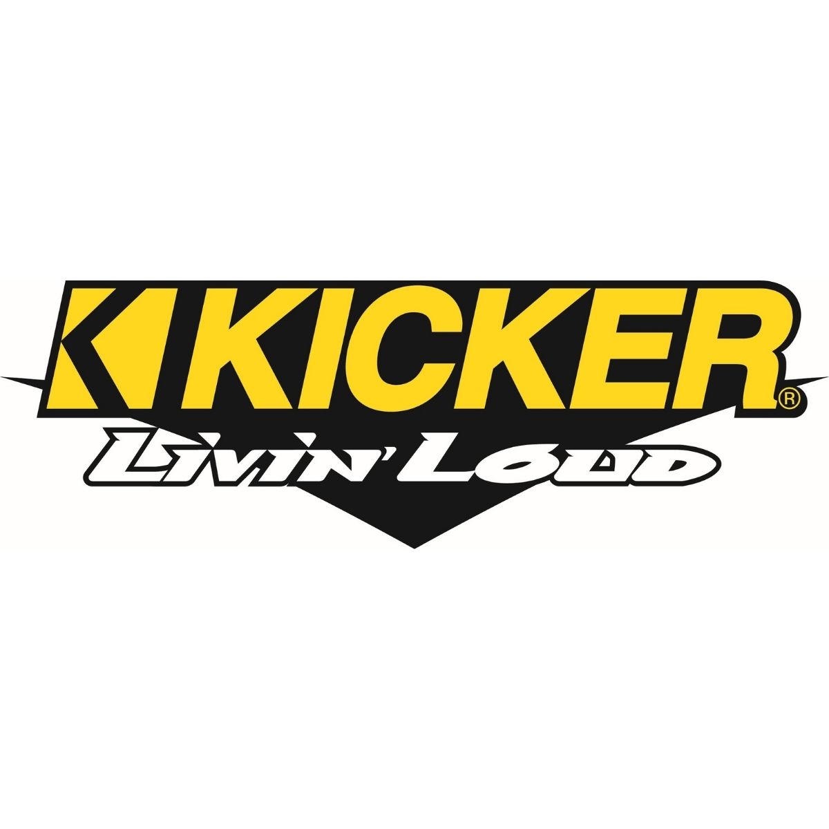 Kicker Car Audio brand logo on a white background