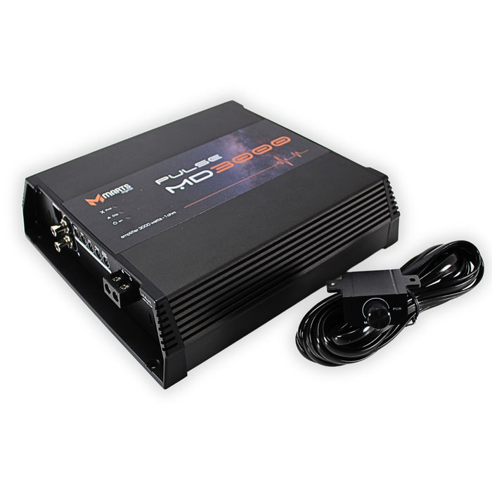 Monoblock 3000 Watt 1 ohm Class D Full Range Amplifier with Bass Knob