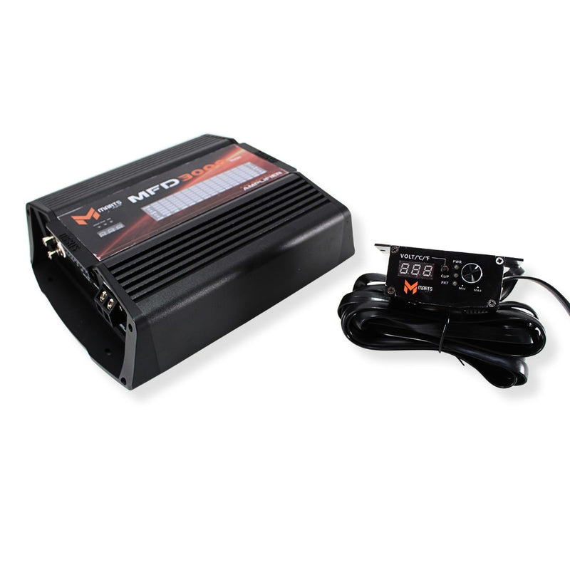 MFD3000.1 Marts Digital 3000W Mono Class D 1-Ohm Car Amplifier1  Amplifier and Bass Knob Image