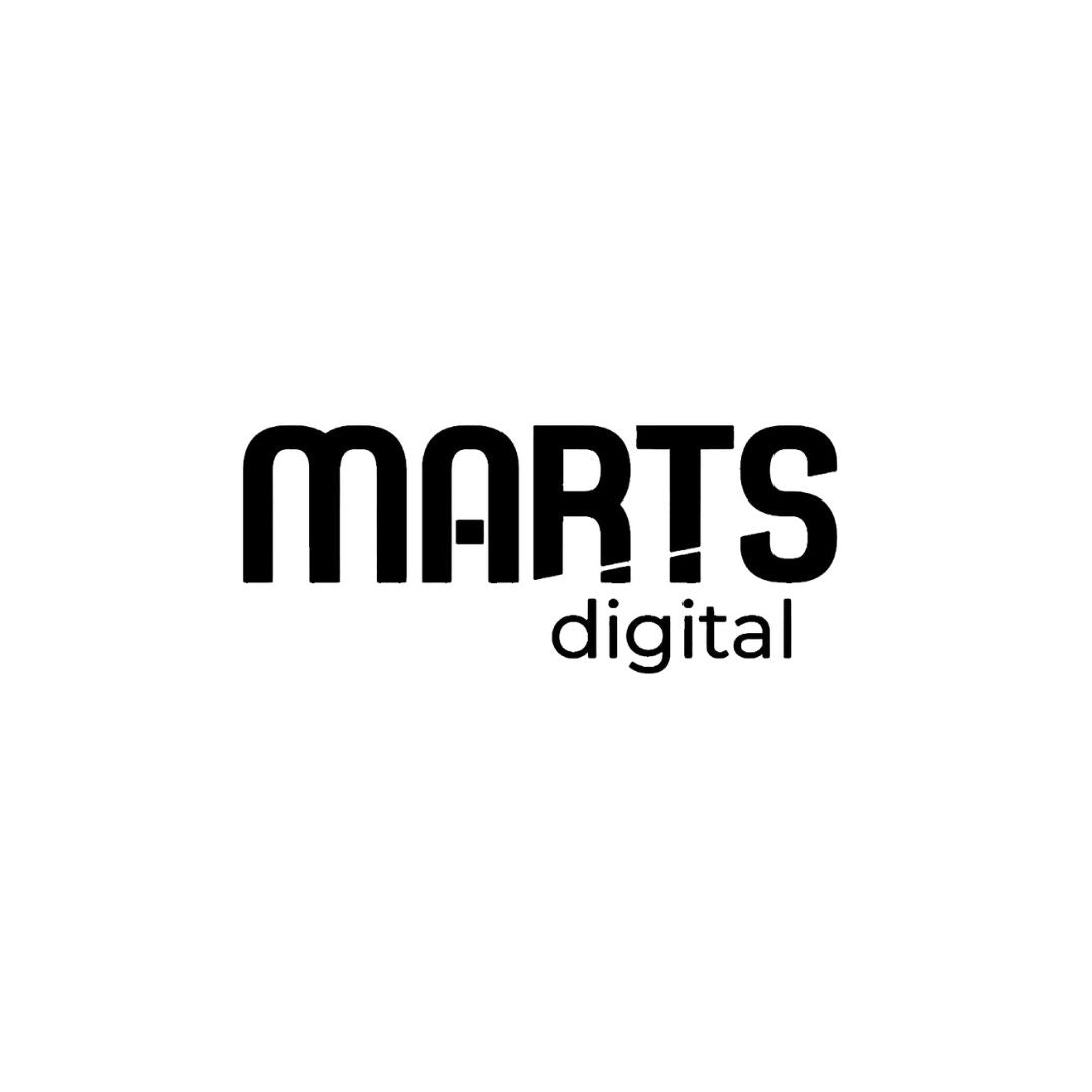 Marts Digital Brand logo on a white backgrround
