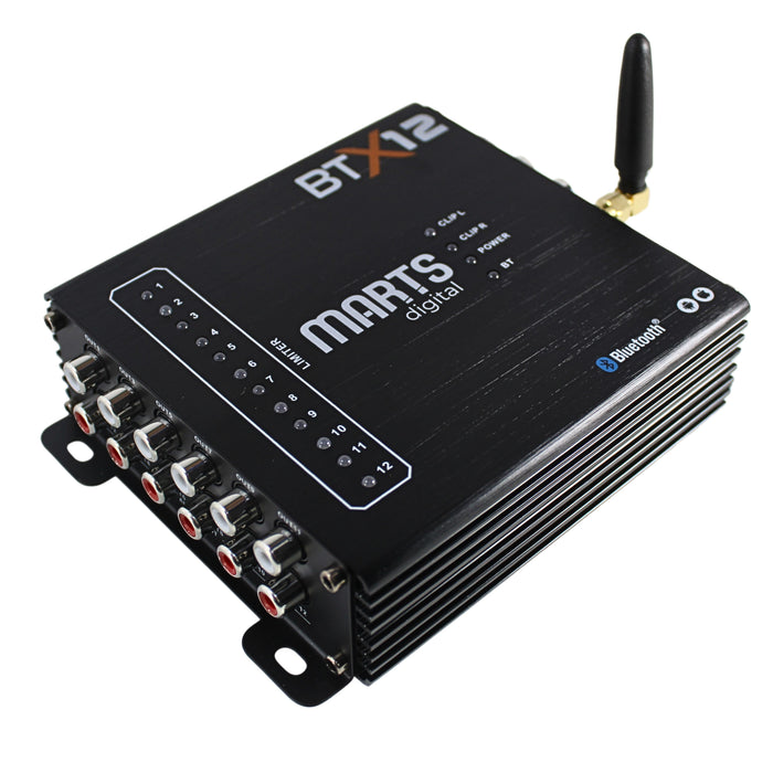 Marts Digital 4v 6 Input /12 Output Channels Bluetooth Android/iOS BTX12 DSP
