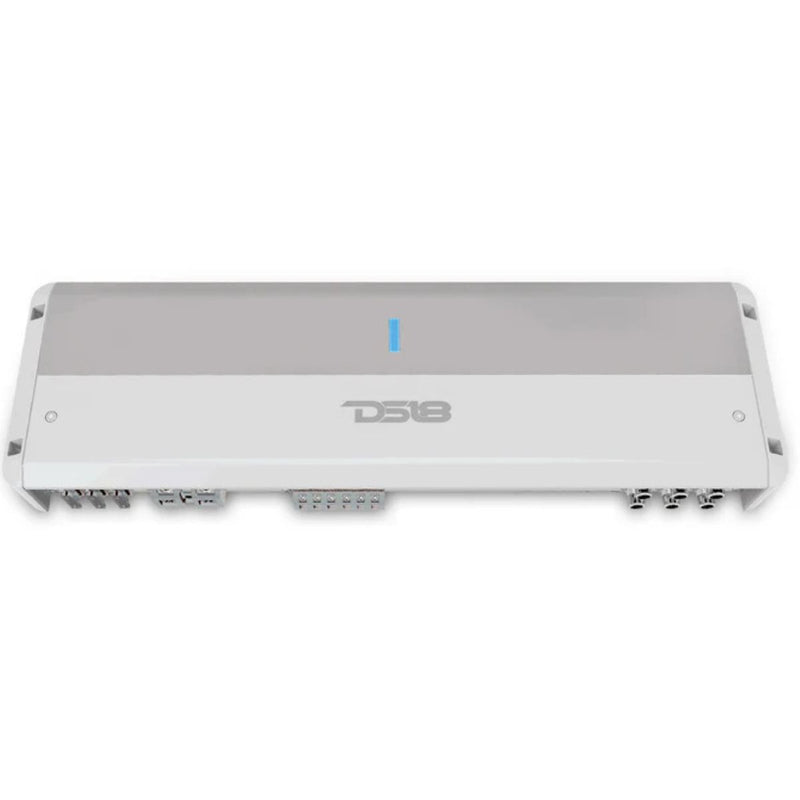 Top front view f NXL-M6 Class D 6-Channel Marine/Powersports Amplifier 150W RMS @ 4 Ohm