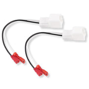Nissan speaker harness adapter 2 pin plug and play. Easy install, no cutting, perfect for speaker upgrades or wiring repair.  Connector image