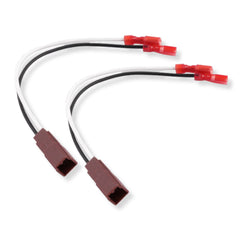 Plug and play 2 pin speaker harness for Nissan and Infiniti. No cutting required, perfect for aftermarket speaker installs or replacing damaged factory connectors. Connector image