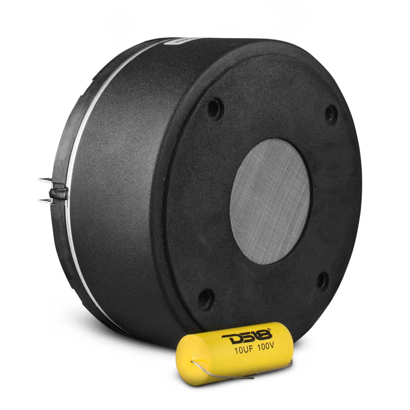 8-Ohm Mid-Range Compression Driver w/ Neodymium Magnet and 3.5" Polyester VC