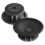 Pair of Deaf Bonce Apocalypse 6.5" Midrange Speakers 600W 4 Ohm Black AP-M60SQL top and bottom side view