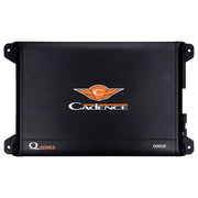 Experience clean, powerful sound with the Q1602 Class A/B 2-channel amplifier. Premium design, 160W RMS performance. Shop now at Big Jeff Audio. Front Facing Amplifier View