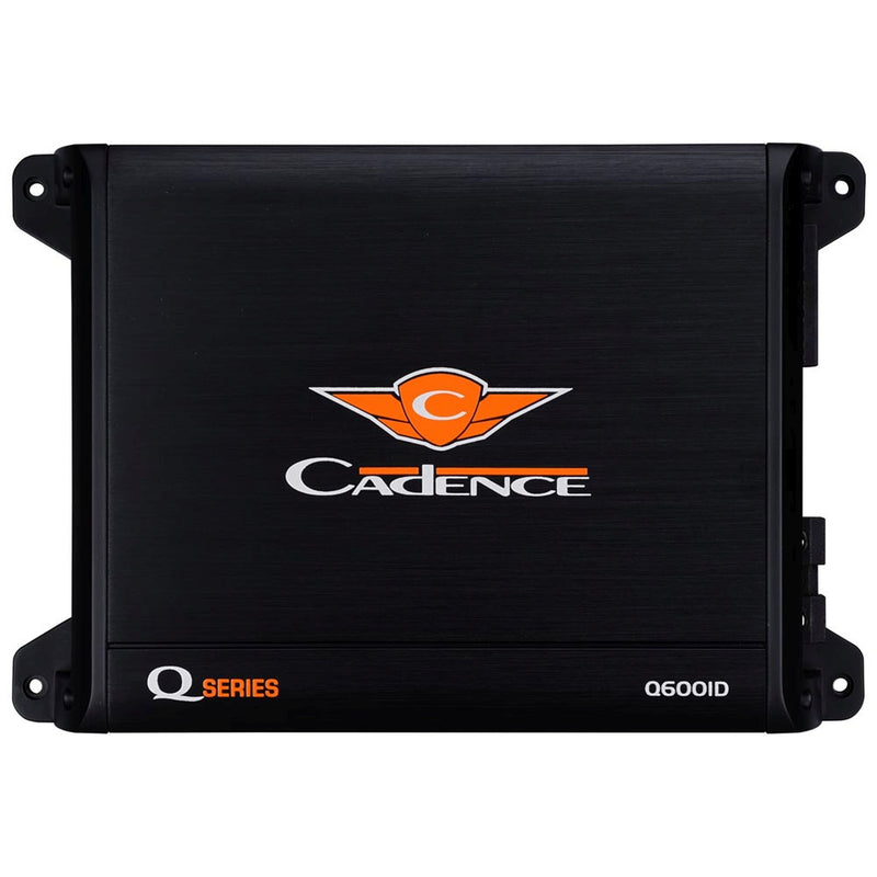 Feel the power of the Q6001D 600W RMS Monoblock Amplifier. High-efficiency Class D design for clean, deep bass. Front Facing Amplifier View