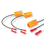 Plug and play 2 pin speaker harness for RAM ProMaster City. No cutting needed, quick install for aftermarket speakers or replacing damaged factory connectors. Connector Image