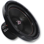 Front side view of RAVE12-D4 | 12" Dual 4-Ohm 500W RMS Subwoofer for Budget Bass Builds