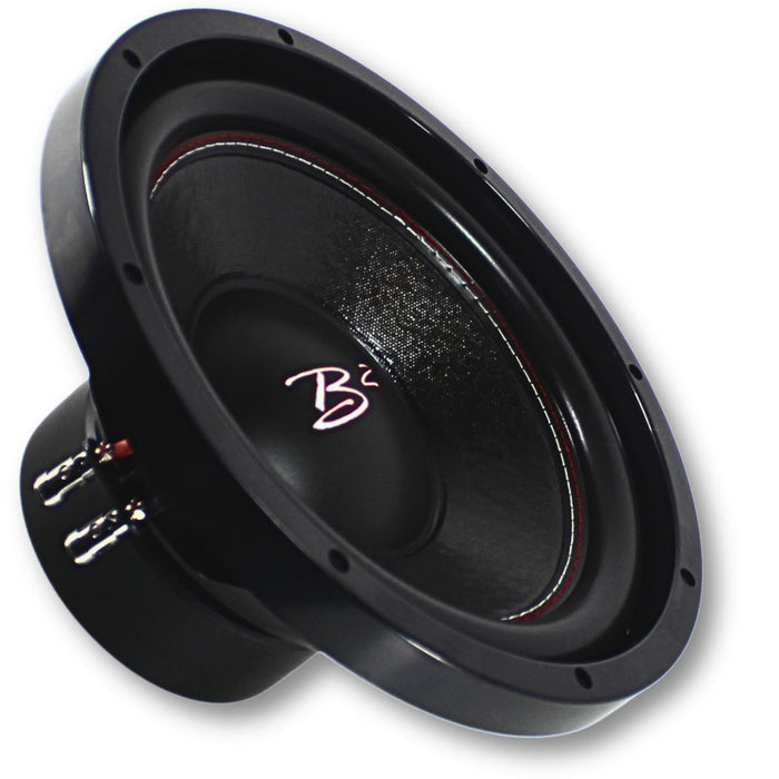 Front side view of RAVE12-D4 | 12" Dual 4-Ohm 500W RMS Subwoofer for Budget Bass Builds
