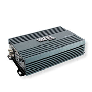 Side front view of REBEL-2400.4 | American Bass 2560W 2-Ohm 4-Channel Class D Amplifier