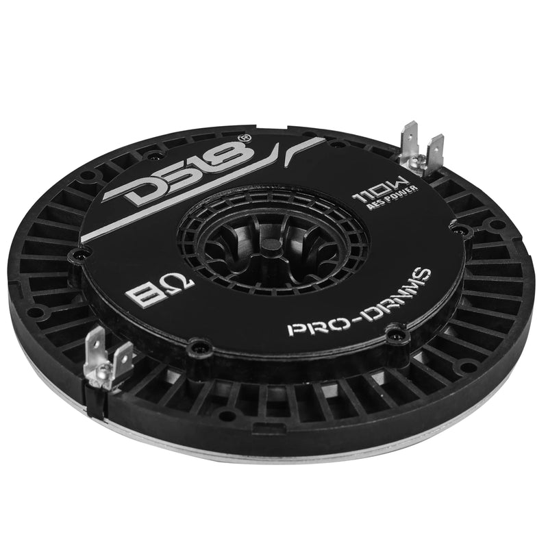  Backside of DS18 diaphragm showing coil windings and terminal contacts for easy installation.