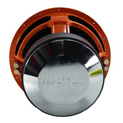 Rear view of the Avatar STU-1246-D2 subwoofer highlighting the large motor structure and dual 2-ohm terminals.