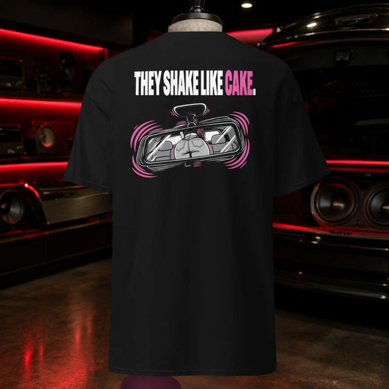 My Mirrors Don’t Vibrate, They Shake Like Cake Funny Basshead Unisex Classic Tee