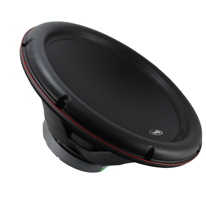 Side view of the TS-CAR15 subwoofer highlighting mounting depth and frame design.
