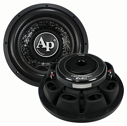 view of front and bottom from a side angle of TXX-FA1000 | 10" 600W Max Dual Voice Coil 4-Ohm Shallow Mount Subwoofer