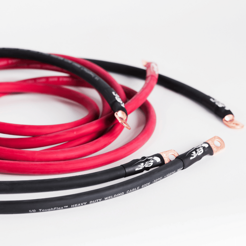 Universal Big 3 Wiring Upgrade Kit (20ft 2/0 Positive, 1 4ft 1/0 Ground, 1 3ft 1/0 Ground)