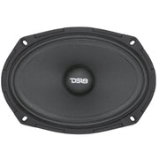 Front face : Upgrade your system with the DS18 PRO-JECT360.698 6x9" mid-high loudspeaker, built for loud, clear output with 300W RMS power handling and 8-ohm impedance.