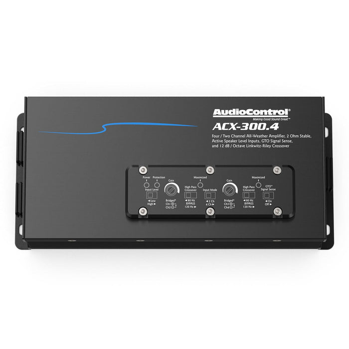 AudioControl 4 Channel 300 Watt Marine and Powersports All Weather Amplifier