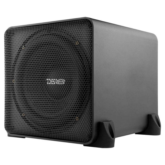 DS18 Amplified Loaded Subwoofer Enclosure with 8" Active and 8" Passive Subs