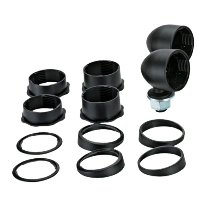 Pair of KS Series 1" 4-Ohm 75 Watt RMS Neo Silk Dome Tweeters Kicker