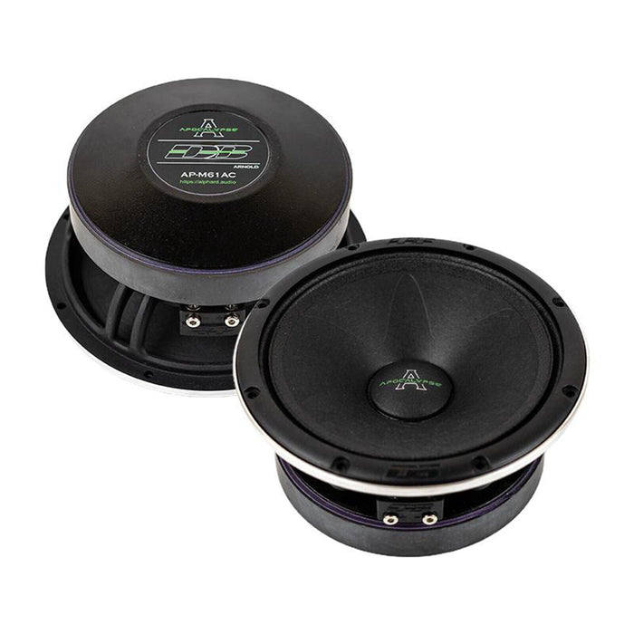 Pair of Deaf Bonce 6.5 Midrange Speakers 360W 4 Ohm w/ 1" Bullet Tweeters 160W