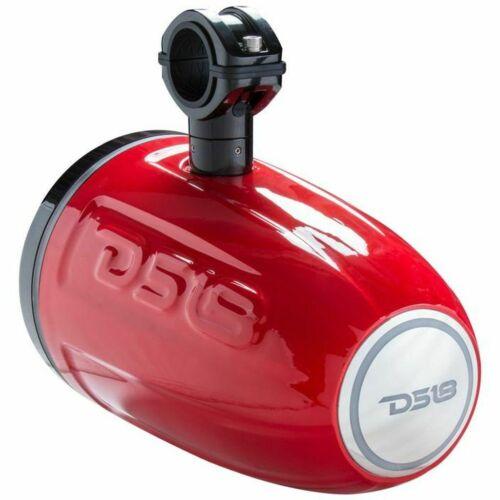 DS18 Pair of 8" Marine & Powersports RGB LED Tower 125W RMS Speakers NXL-X8TP/RD - Big Jeff Online Inc