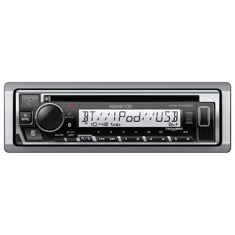 Kenwood Marine Audio Package w/ BT Stereo + 6.5" Boat Speakers Pair PKG-MR382BT