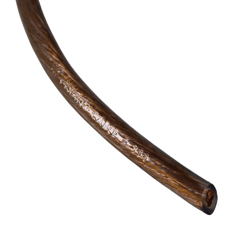 GP Car Audio 4 AWG 100% OFC Power/Ground Wire Clear Lot Cut By The Foot