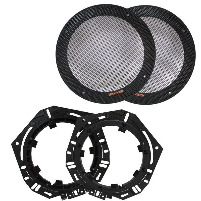 Kicker KS Series 6.5" 4 Ohm 125 Watts Component Speaker system 51KSS6504