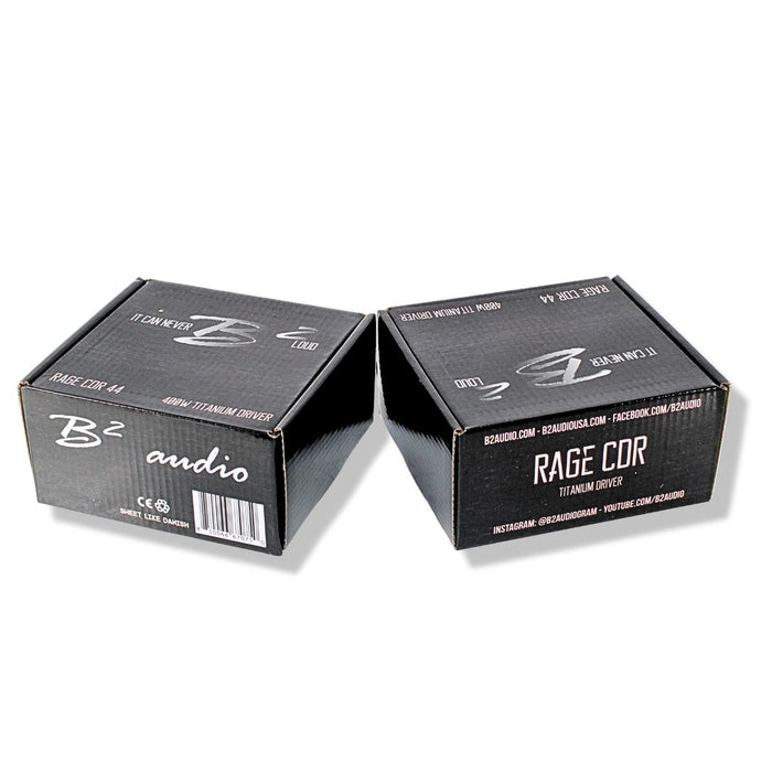 200 Watt RMS 4 Ohm 1.75" VC Bolt On Compression Driver Pair B2-RAGECDR-44