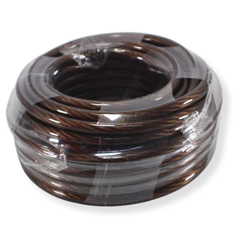 50Ft Pre Cut 4 Gauge Red/Black CCA Power/Ground Wire Coil for Car Audio Systems