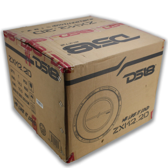 DS18 12" Subwoofer High Excursion 2000 Watt Dual Voice Coil 2 Ohm ZXI12.2D