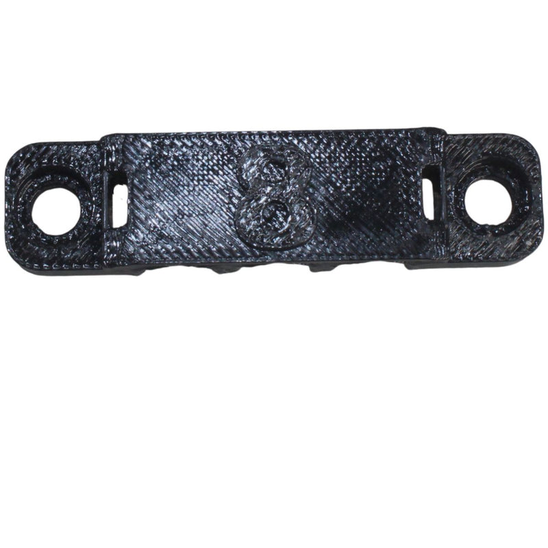 8 Gauge Cable Management Wire Comb Triple Slot Can Use w/ Cable Tie Red/Black