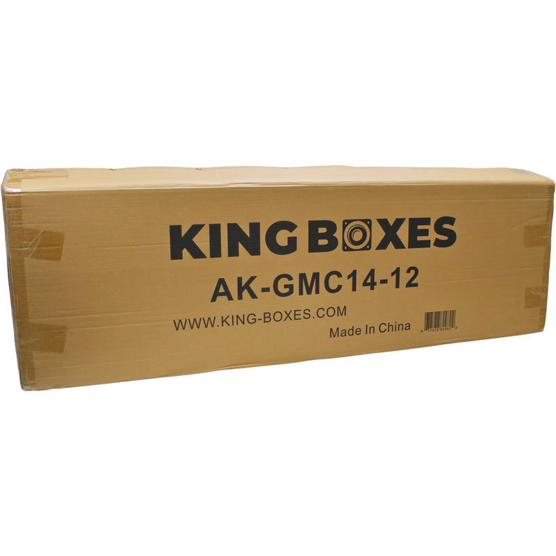 King Boxes Dual 12" Upfire Ported 2014-2018 Chevy/GMC Truck Crew Cab Speaker Box