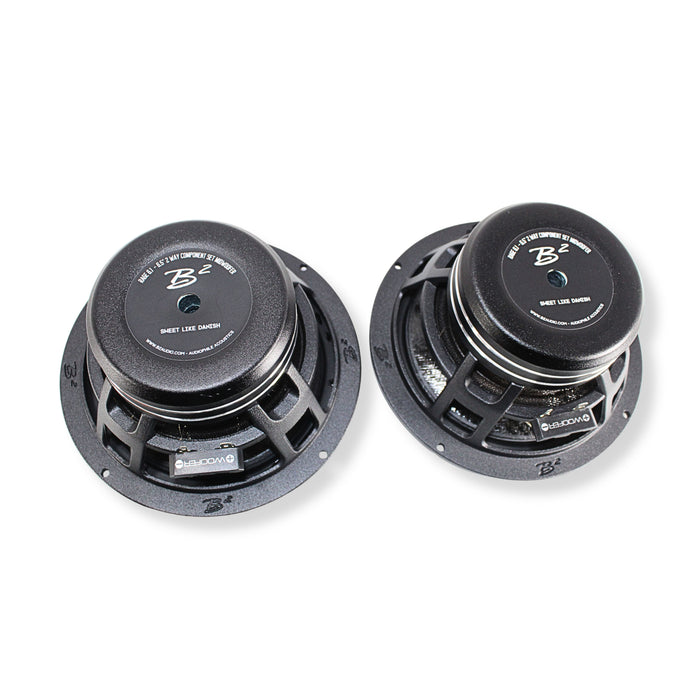 B2 Audio RAGE Series 6.5" 2-way 4 Ohm 100W Component Set w/Crossovers RAGE61-V2