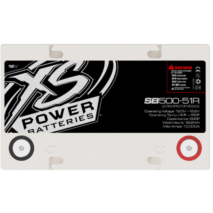 XS Power 12V BCI Group 51R, Super Capacitor Bank, Max Power 4,000W, 500 Farad