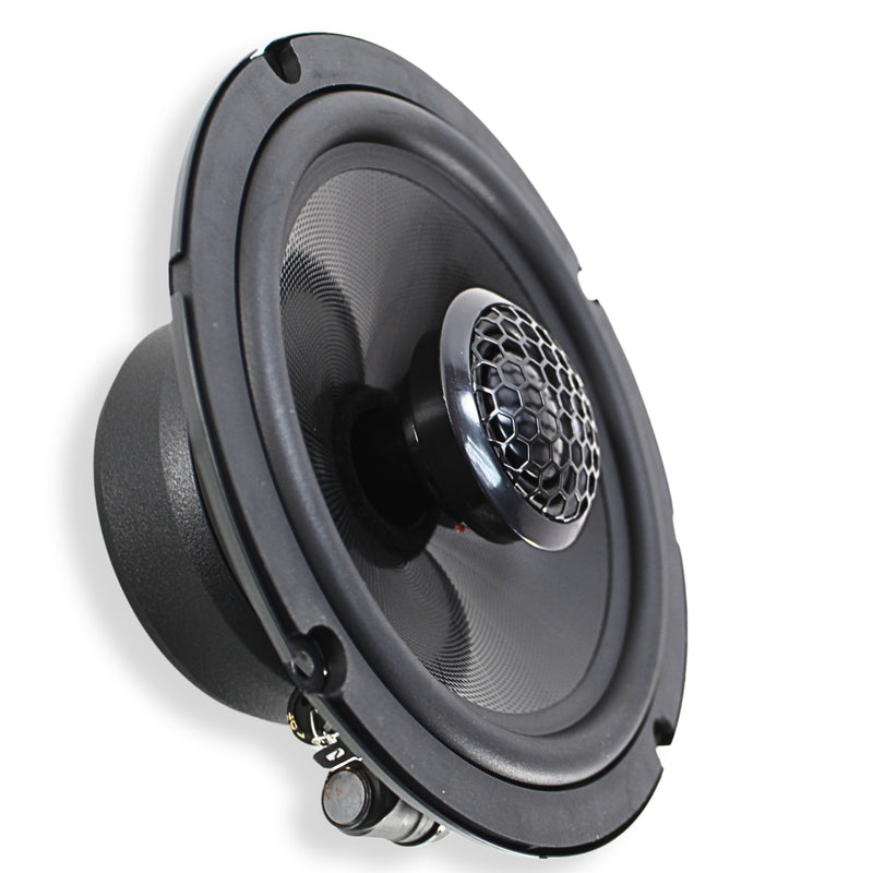 Bluetooth Single Din Car Stereo & Pair of 6.5" 4-Ohm Coaxial Speaker Combo