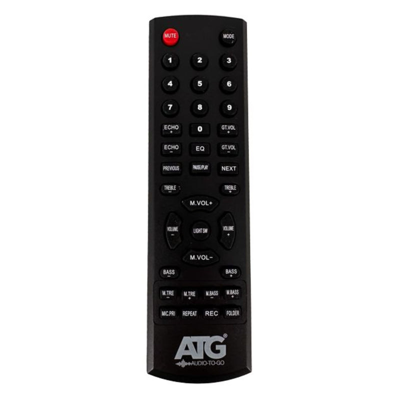 Dual 8" 2-Way Woofers Karaoke Party Speaker with RGB & Bluetooth ATG FyrePro880