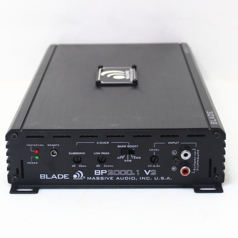 Massive Audio 1000W RMS 1 Ohm Monoblock Class D Amplifier BP2000.1 V2 OPEN BOX