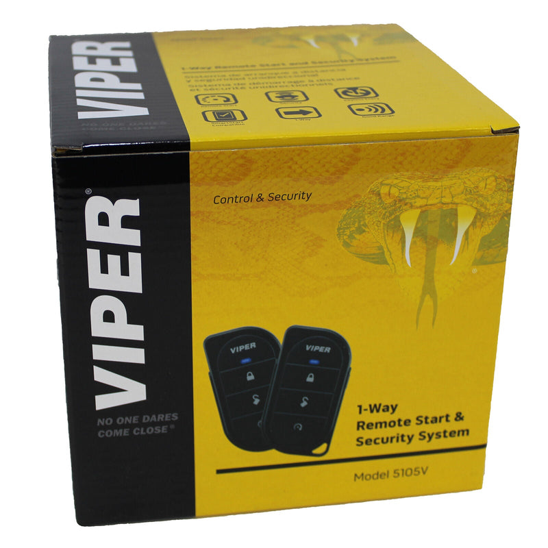 Viper Entry Level 1-Way Security and Remote Start System 1/4 Mile Range 5105V