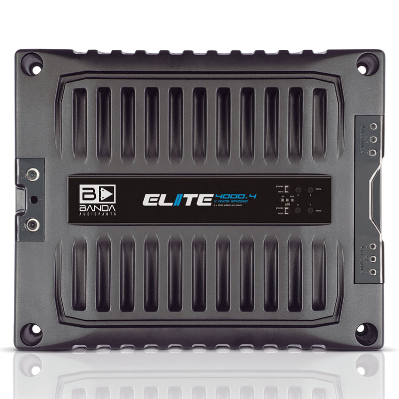 Banda ELITE Line Full Range 4000 Watt 2-Ohm 4-Channel Brazilian Amplifier