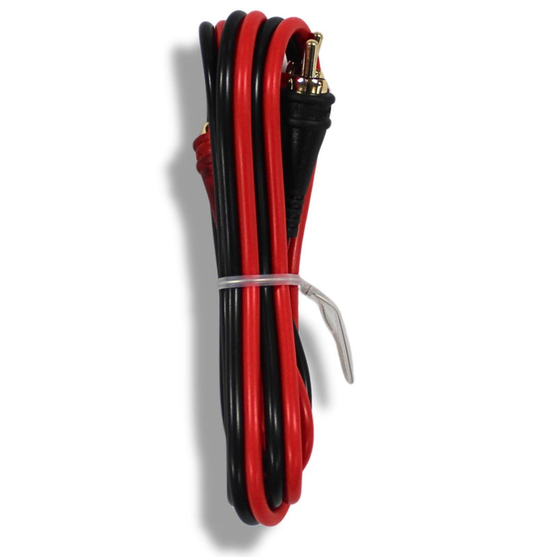 Audiopipe Frosted RCA Cables w/Gold-Plated RCA Connectors (10 Pack) 1.5-25 Feet