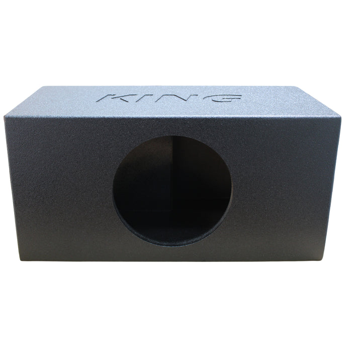 King Boxes 12" Single SPL Vented Sprayed Universal Subwoofer Box AK-12VLS