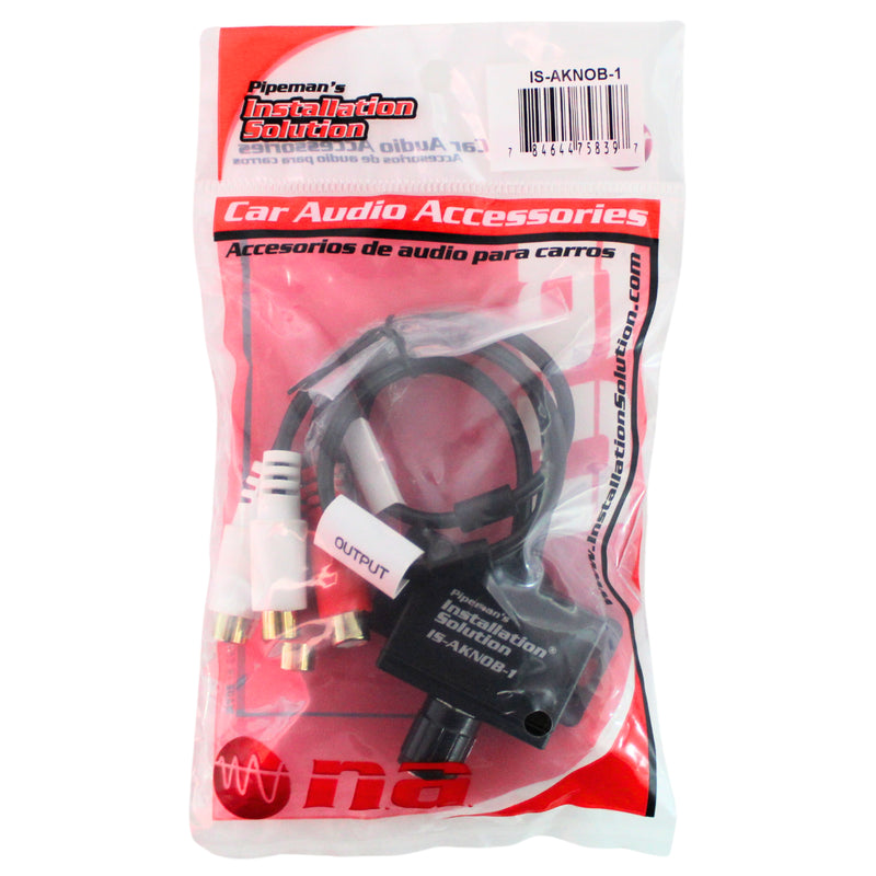 Installation Solution Universal Remote RCA Gain Control Bass Knob IS-AKNOB-1